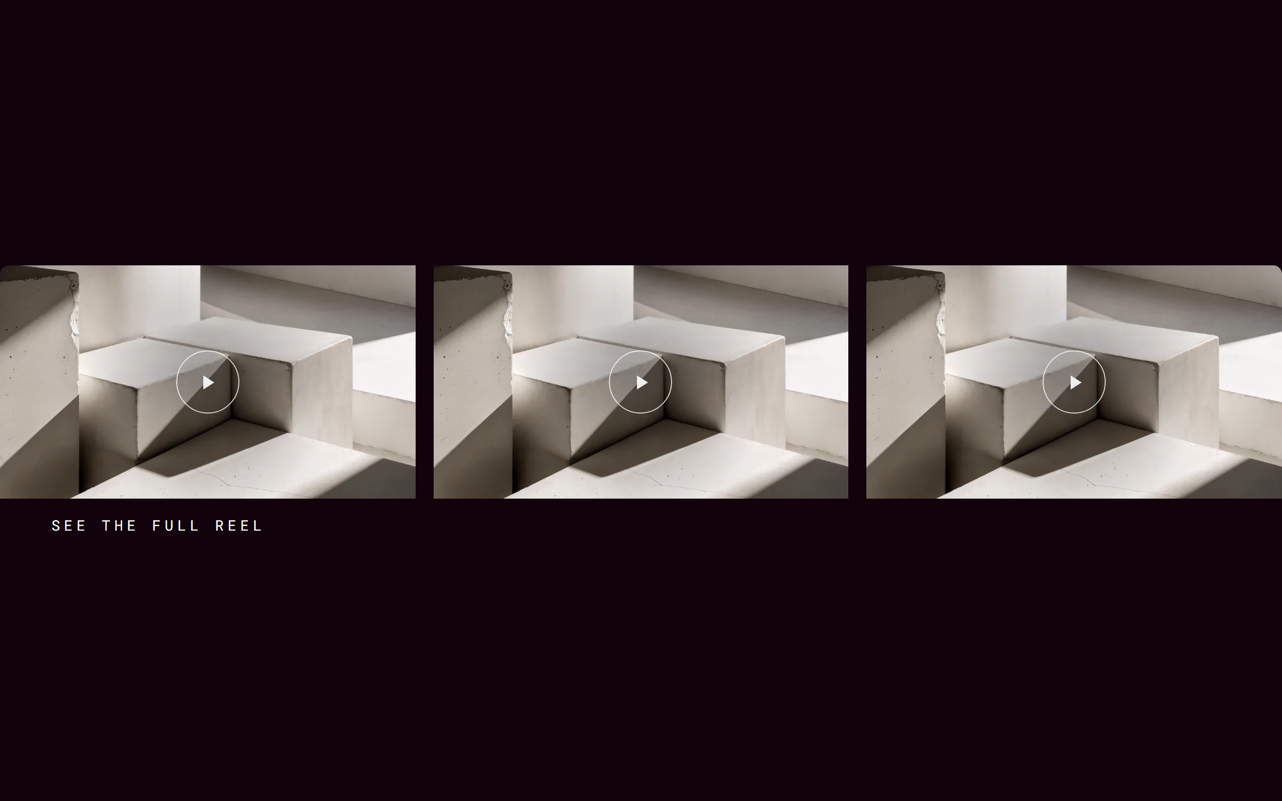 Video Wall — dark theme