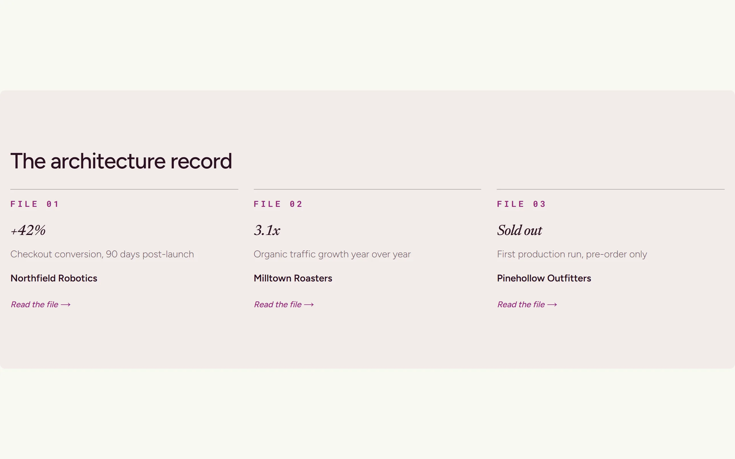 Field Manual — document register variant preview