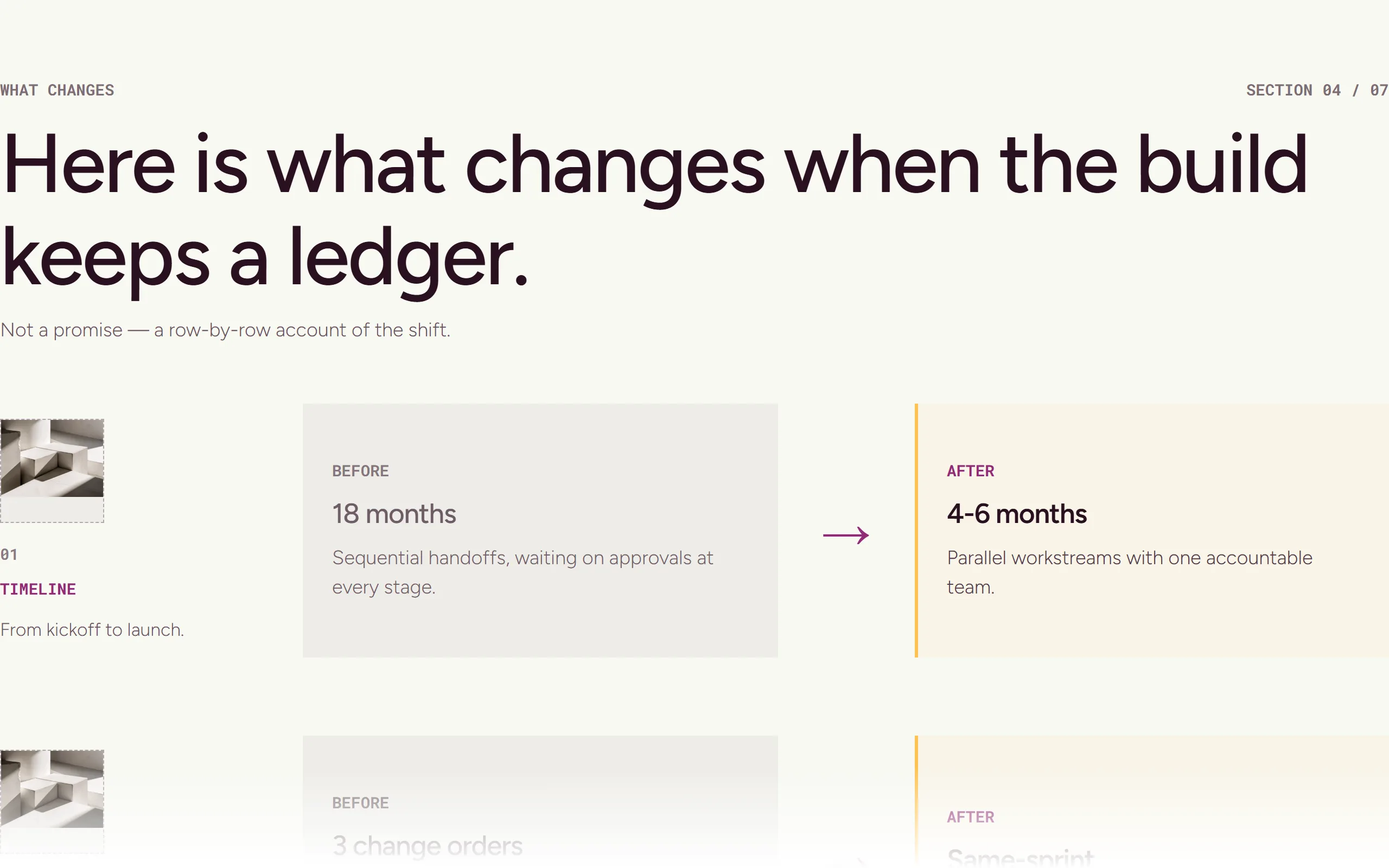 Shift Rows — light theme