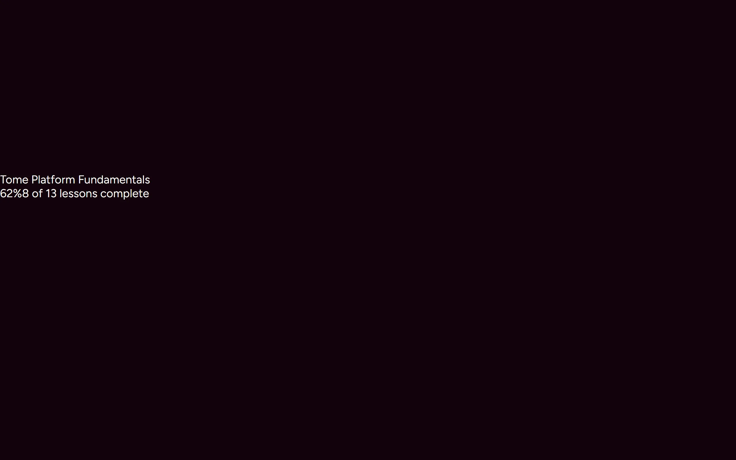 Progress Bar — dark theme