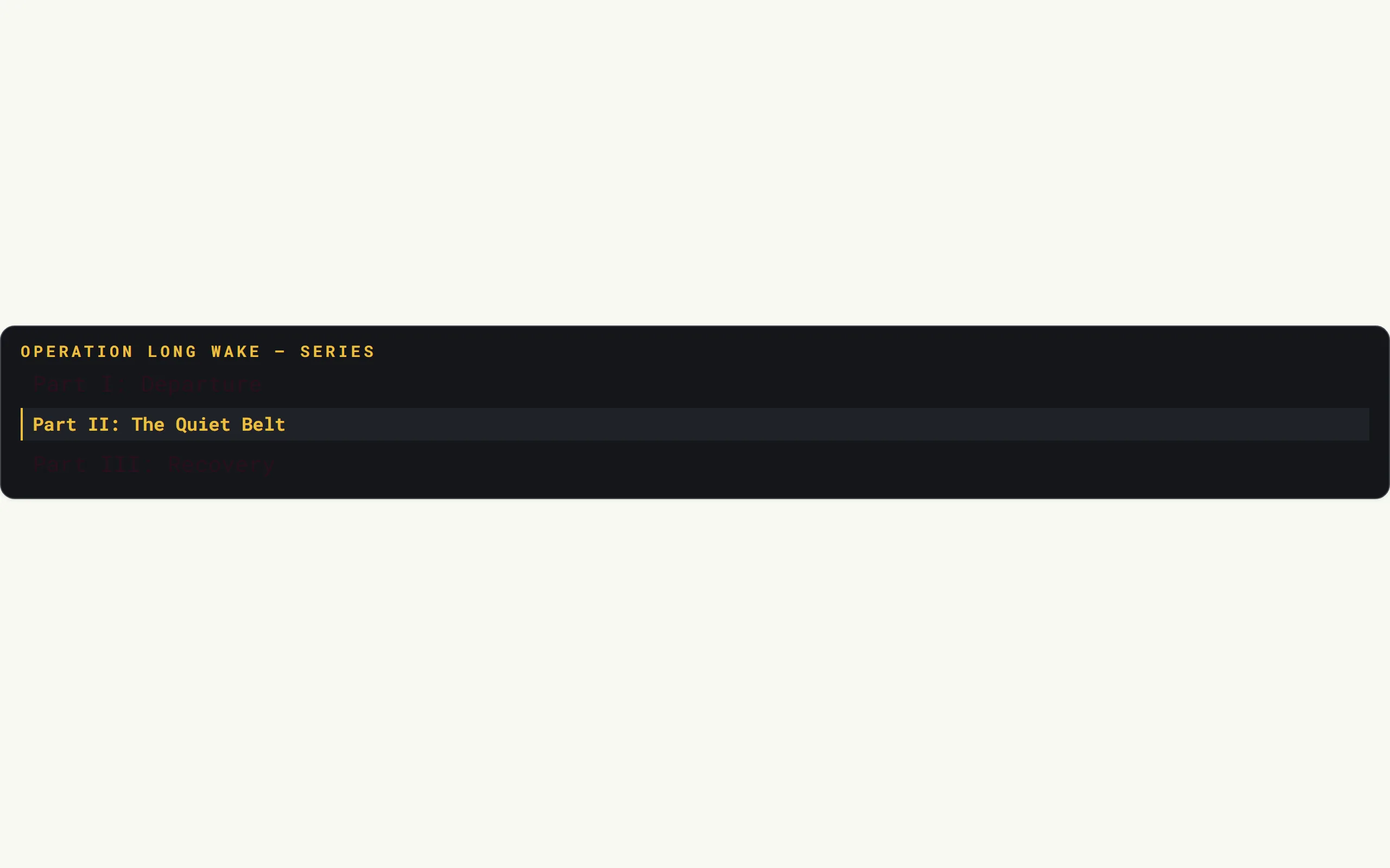 Series Nav — Bottom Card variant preview