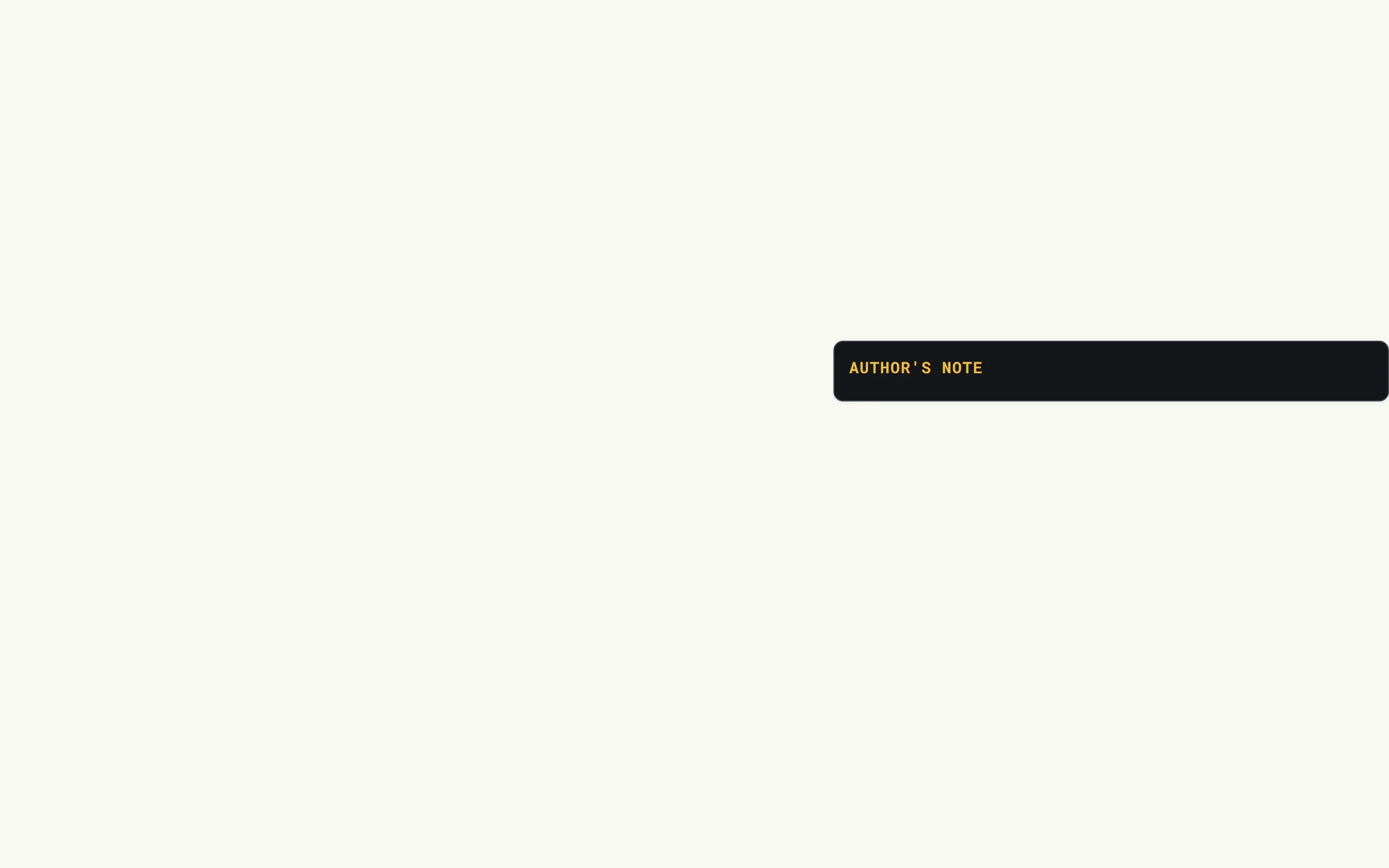 Author's Note — Overlay variant preview