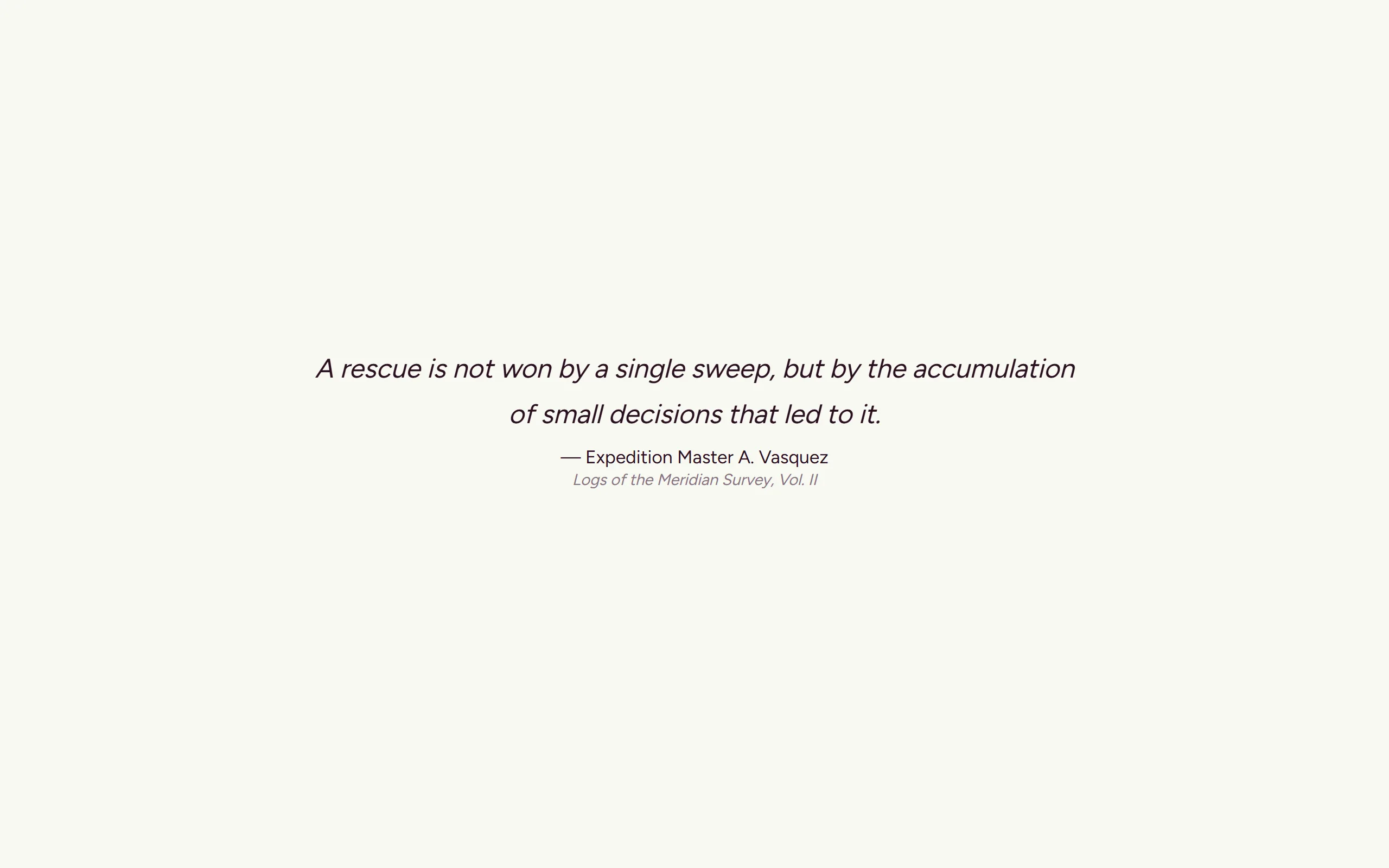 Epigraph — Centered variant preview
