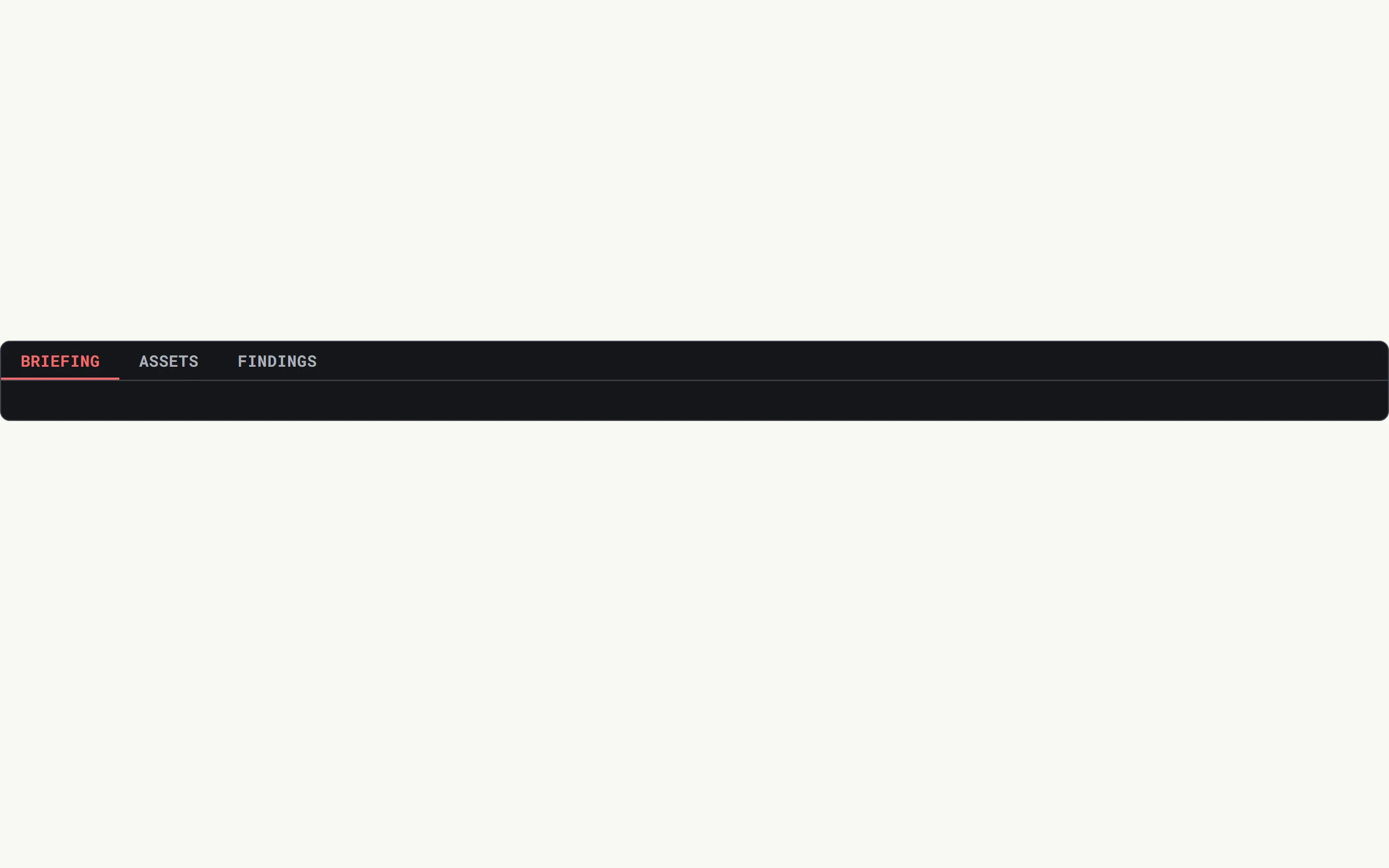 Signal Tabbed Content — light theme